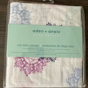 NWT Aden + Anais car seat cover pink medallion pattern